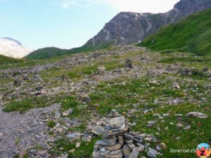 Steinhaufen Alpe di Motterascio