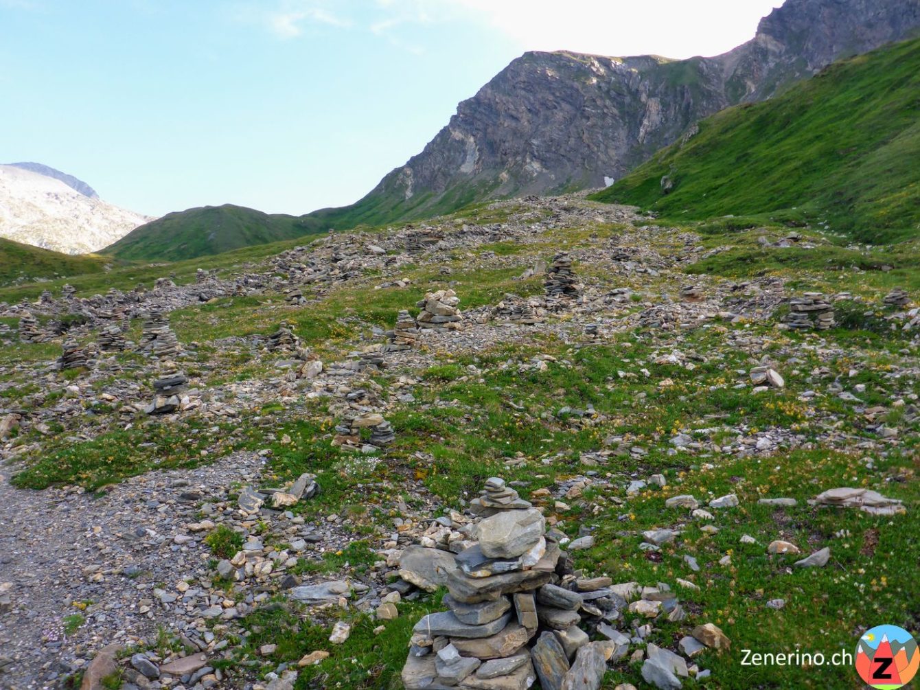 Steinhaufen Alpe di Motterascio