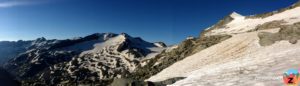 Panorama Zapporthorn, Rheinquellhorn, Vogelberg, Rheinwaldhorn