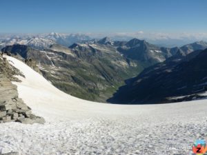 Läntägletscher mit Tödi, Piz Terri und Surselva