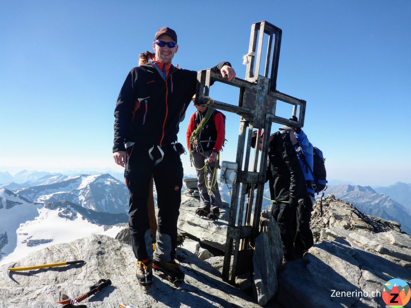 Gipfelfoto Toby Rheinwaldhorn