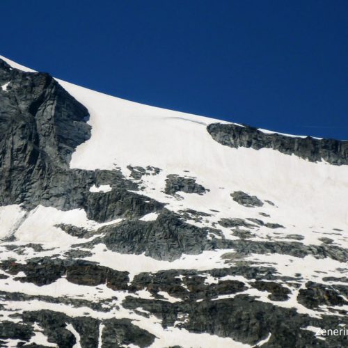 Aufstiegsroute über den Gletscher