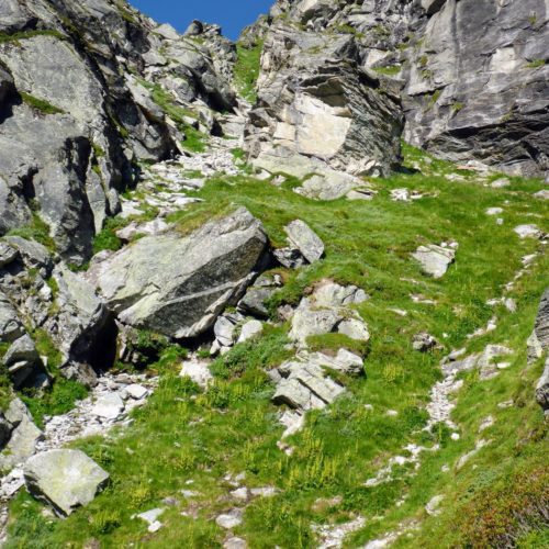 Aufstieg Passo di Soreda
