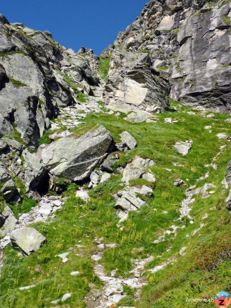 Aufstieg Passo di Soreda