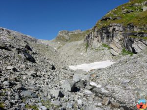 Moräne Cassinellgletscher