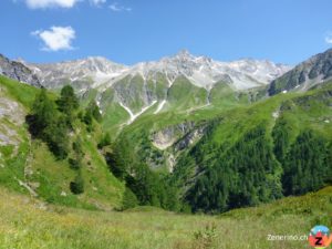 Aufstieg Motterascio Hütte SAC