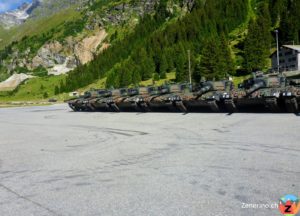 Leopard 2 Panzer - Schiessplatz Hinterrhein