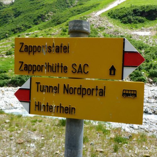 Wanderweg Zapporthütte