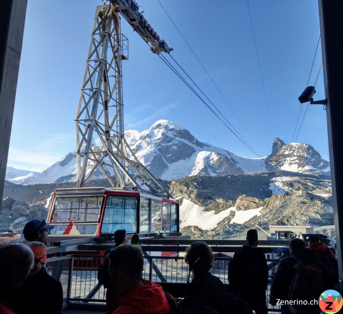 Trockener Steg Richtung Klein Matterhorn