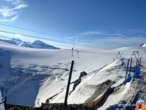 Klein Matterhorngletscher und Breithornplateau