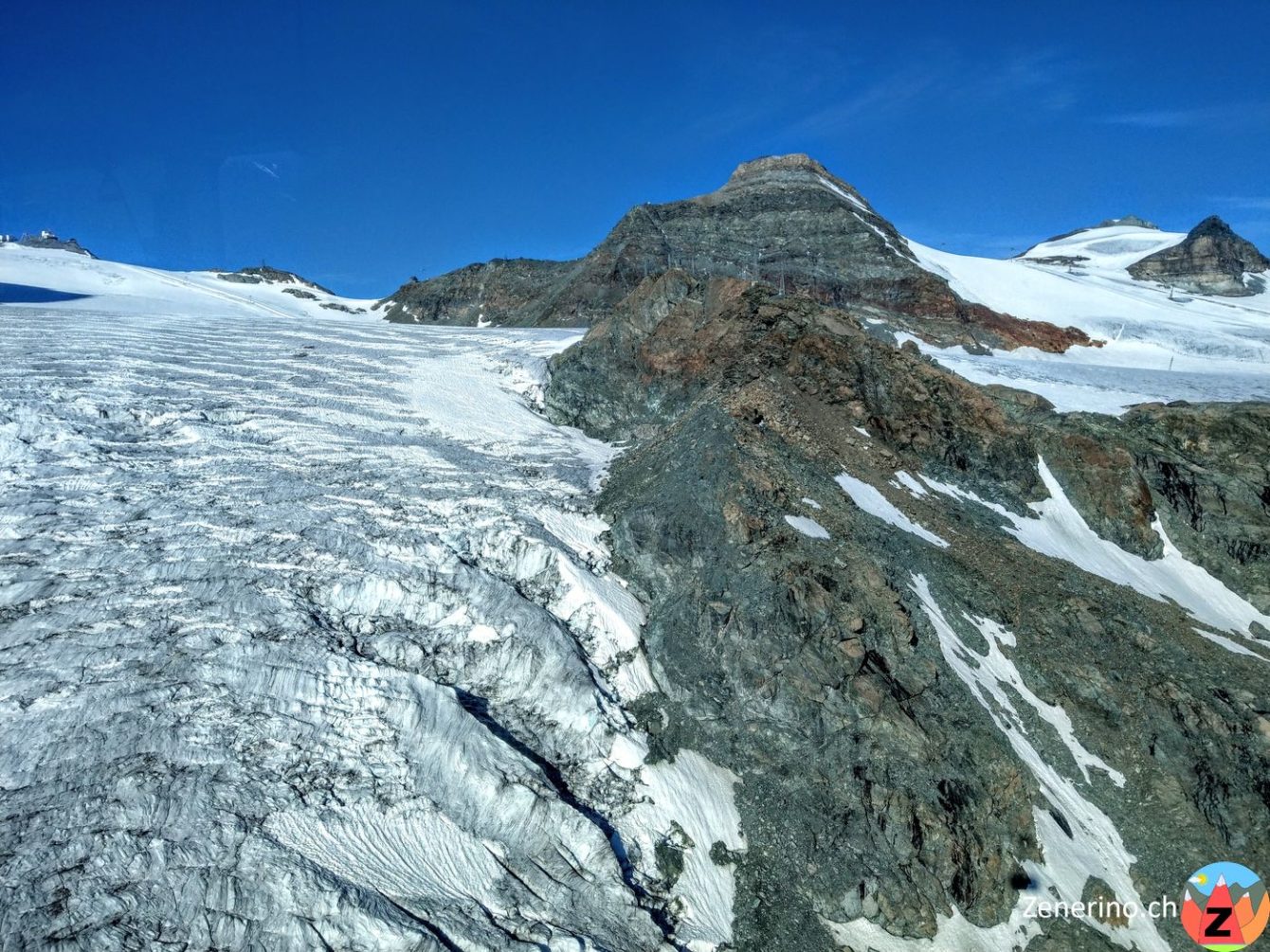 Unterer Theodulgletscher und Theodulhorn