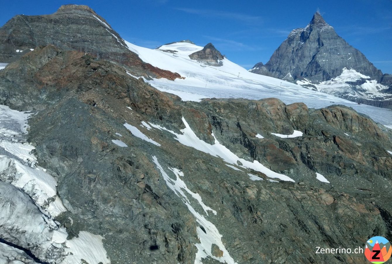 Theodulhorn, Furgghorn und Matterhorn