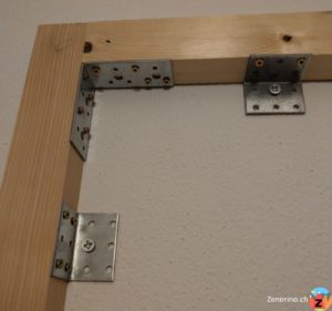 Winkelverbindung und Wandbefestigung