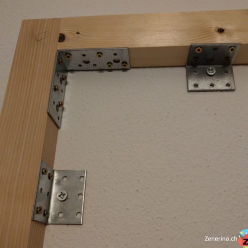 Winkelverbindung und Wandbefestigung