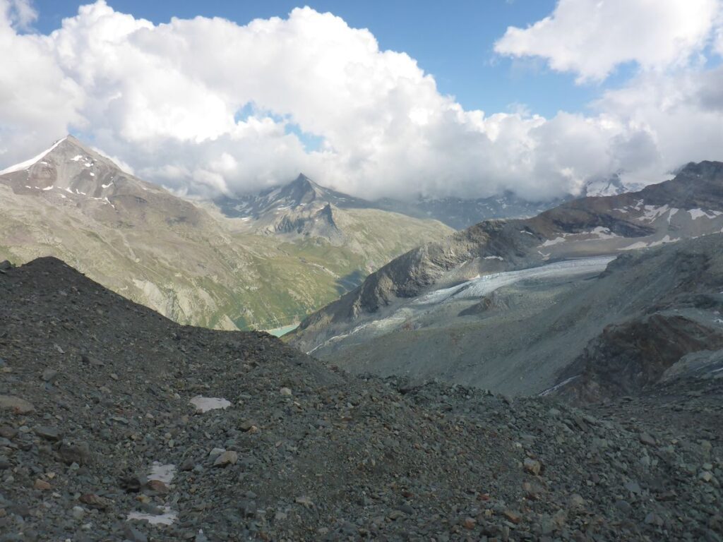 Allalingletscher, Stausee Mattmark