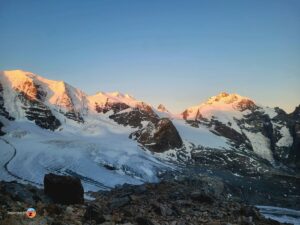 Morgenstimmung in der Bernina Gruppe