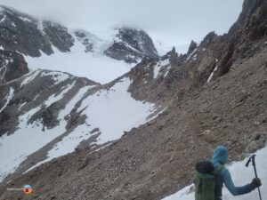 Gletscherzustieg um den Piz Trovat herum