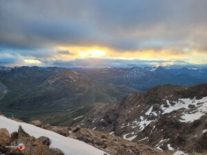 Sonnenaufgang über dem Trentino