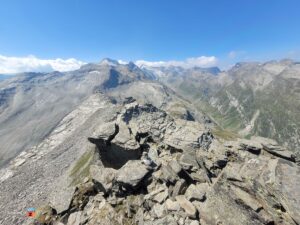 Gipfelpanorama Zervreilahorn Südwesten