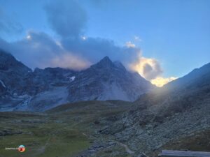 Abendstimmung Zebru / Hintergrathütte